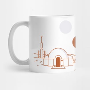 Tatooine vintage travel Mug